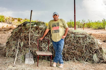 Juan José Romero, en el ejido La Noria, Boquillas,  el 14 de abril.