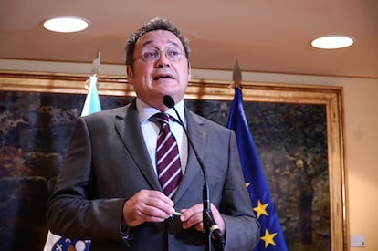 El fiscal general del Estado, Álvaro García Ortiz, en un acto en A Coruña el 13 de junio.