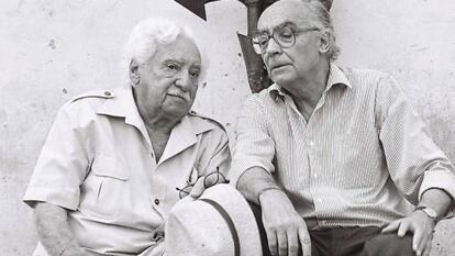 Jorge Amado e José Saramago.