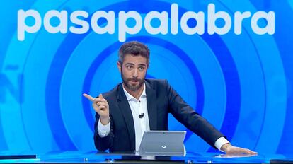 Roberto Leal, en un instante del primer 'Pasapalabra' de Antena 3