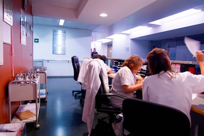Uno de los departamentos del Hospital Provincial de Castellón.