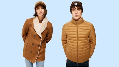 Parka camel hombre best sale