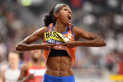 Sifan Hassan, tras ganar el 1.500,