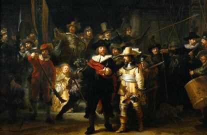 'La ronda de noche' (1639 y 1642), de Rembrandt.