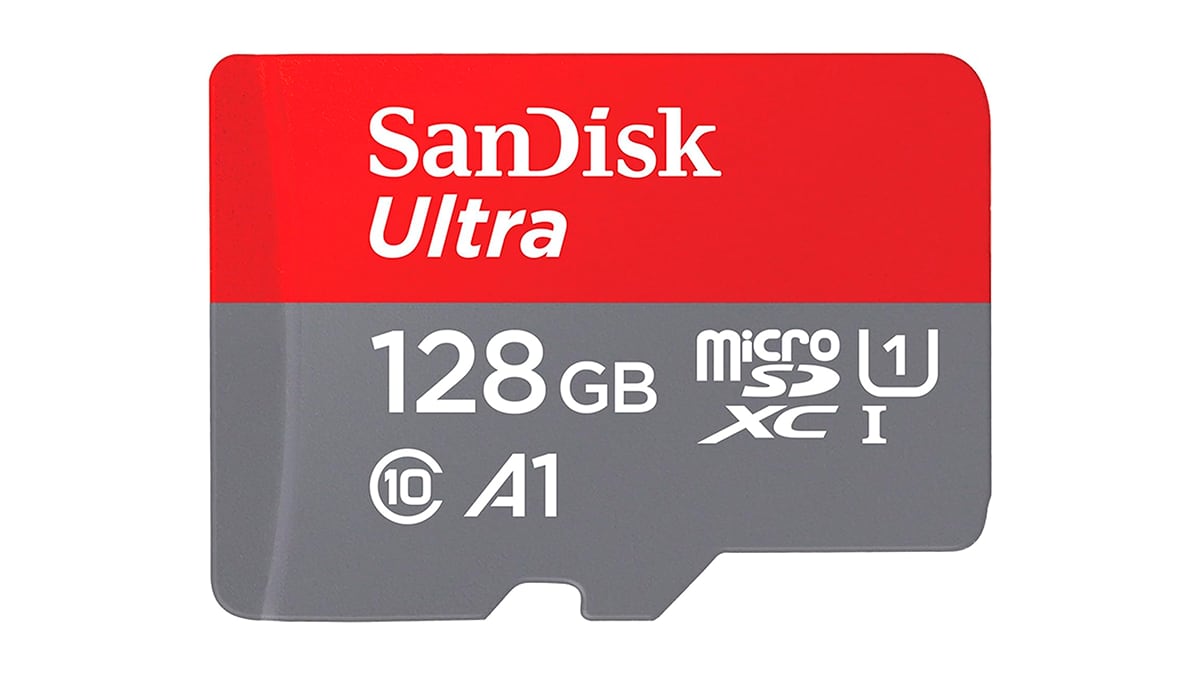 128GB de capacidad de almacenamiento.