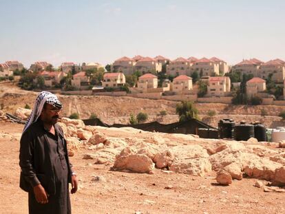 Un representante de los beduinos en Abu al-Nuwar.