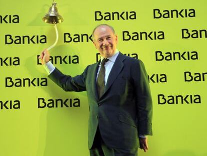 Rodrigo Rato, el dia de la sortida a Borsa de Bankia, el juliol del 2011.