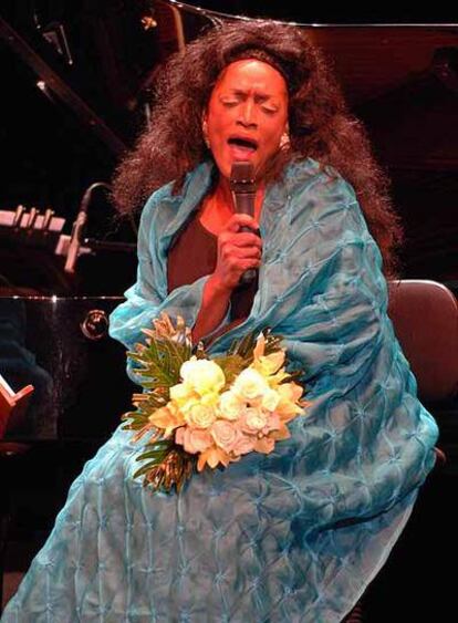 Jessye Norman, en agosto de 2006, en una actuación en el Festival de Peralada (Girona).