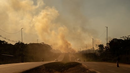 Los fuegos en esta región son comunes en los meses de sequía.