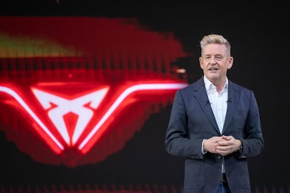 En la imagen el CEO de Seat, Wayne Griffiths durante la presentación.
