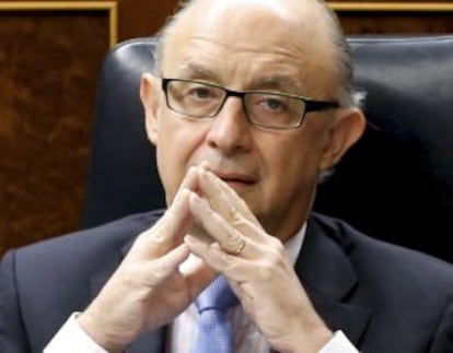 El ministro de Hacienda, Cristóbal Montoro.