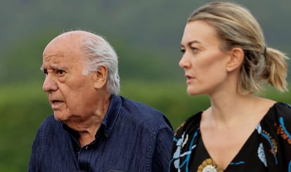 Amancio Ortega, fundador de Inditex y dueño de Pontegadea, junto a su hija Marta Ortega, presidenta de Inditex y vocal del consejo de Pontegadea. 