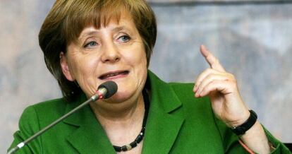 La canciller alemana Angela Merkel