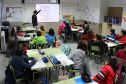 Aula de secundaria.
 