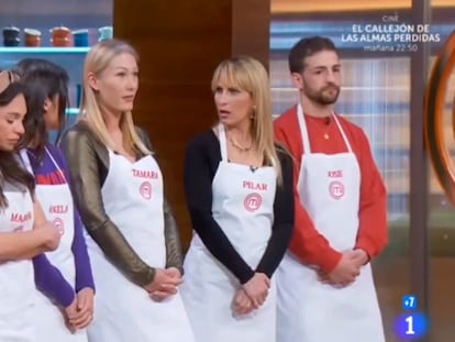 La concursante Tamara anunciando que se va de 'Masterchef 12'.