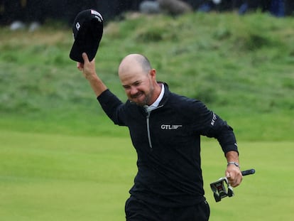 Brian Harman celebra la conquista del Open Británico.