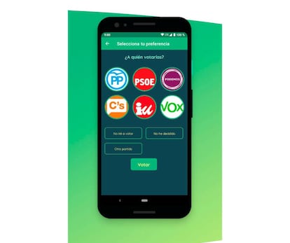 Una App para conocer las tendencias en los pactos