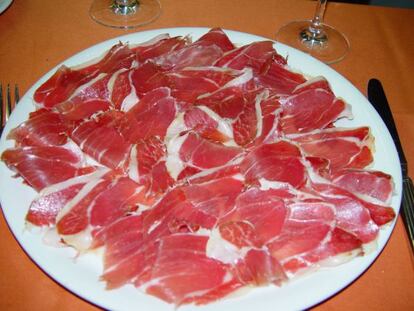 Jamón de Jabugo.
