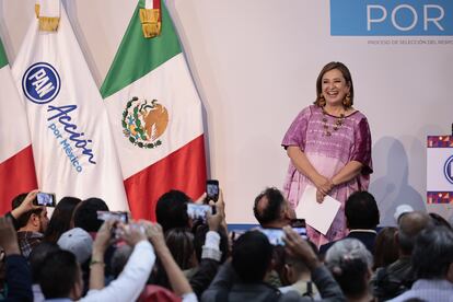 Xóchitl Gálvez en Ciudad de México, el 4 de julio de 2023.