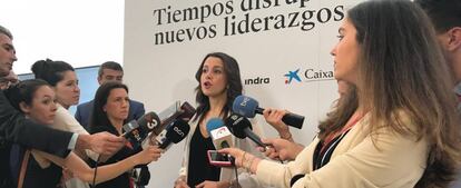 La l&iacute;der de Ciudadanos en Catalu&ntilde;a, In&eacute;s Arrimadas. 