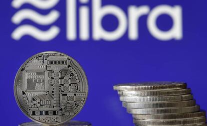 Representación de la criptomoneda de Facebook.