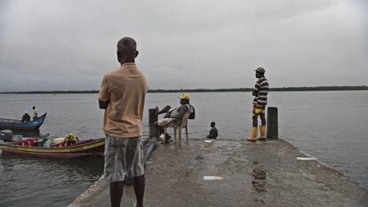 Habitantes de Tumaco, territorio afro en el Pacífico colombiano, en 2019.