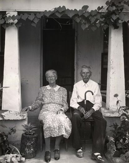 Mr. and Mrs. Fry of Burnet, Texas, 1941