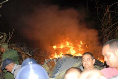 Fotografía del periódico local Escambray de la zona del accidente aéreo de la compañía cubana Aereocaribean, avión en el que viajaban 68 personas.