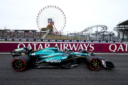 Fernando Alonso, durante el GP de Japón.