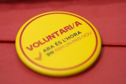 Distintiu de l'ANC per als voluntaris.