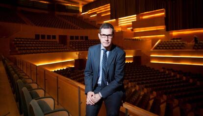 Valentí Oviedo, en la seva etapa com a gerent de l'Auditori de Barcelona.