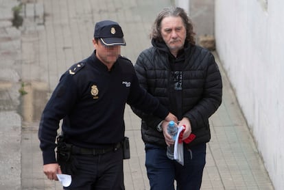 El narcotraficante Sito Miñanco a su llegada a la Audiencia de Pontevedra este martes.