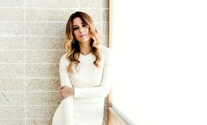 Blanca Suárez, actriz y embajadora de ghd, el pasado jueves durante la entrevista a este periódico