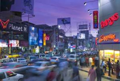 Brigade Road, en Bangalore (India).