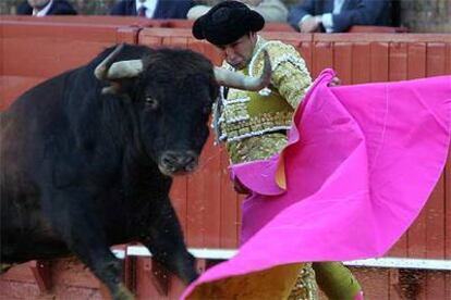 César Rincón, en el cuarto toro.