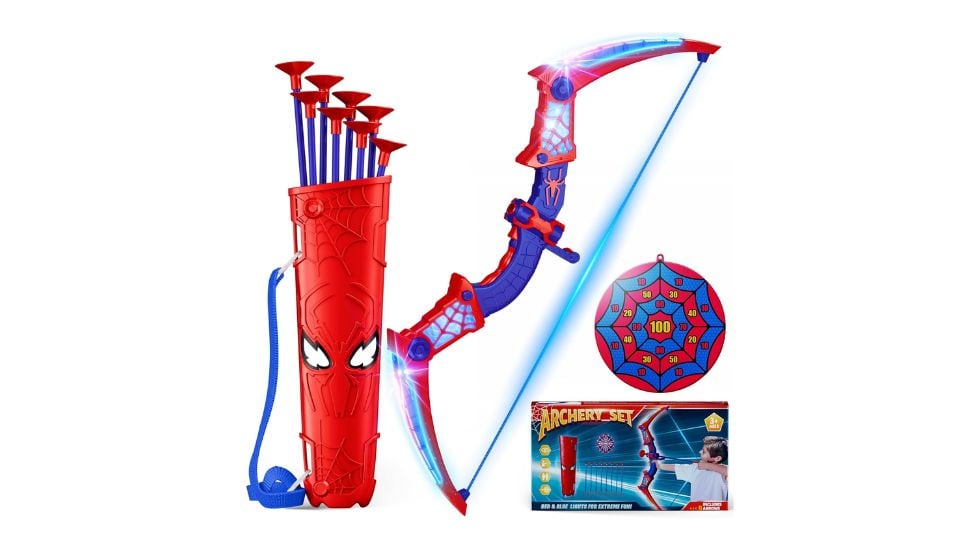 Arco con flechas de Spider-Man.