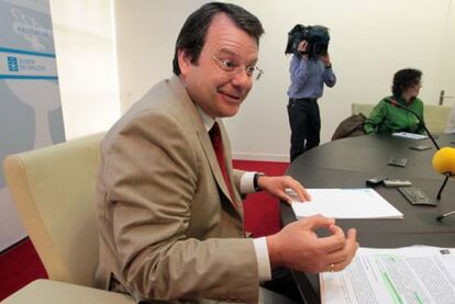 Ángel Bernardo Tahoces, en una comparecencia pública en julio de 2010.