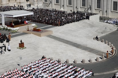 St. Peter's Square during Pope Francis' funeral.