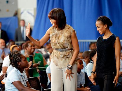 El idilio entre la ‘amante’ del presidente y Michelle Obama