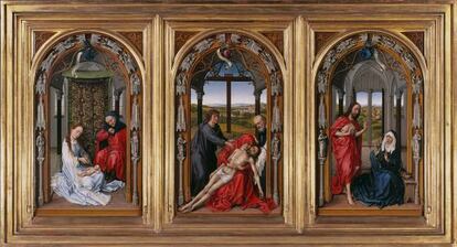 &#039;Tr&iacute;ptico de Miraflores&#039;, de Van der Weyden. 