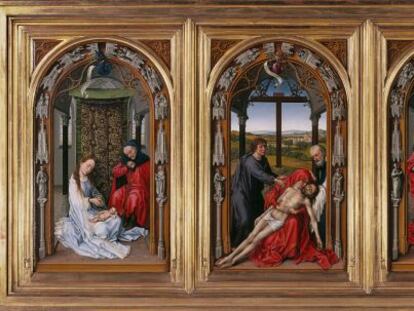 &#039;Tr&iacute;ptico de Miraflores&#039;, de Van der Weyden. 