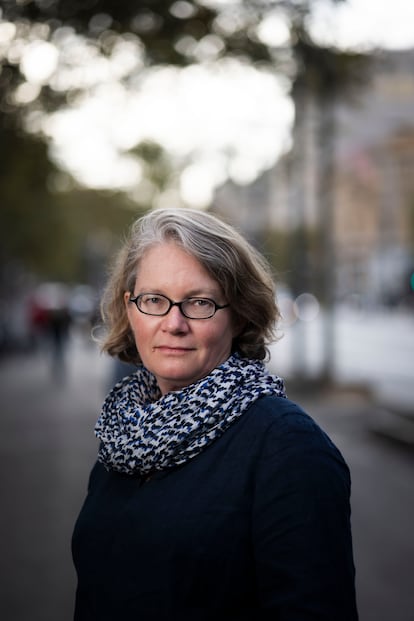 Taina Tervonen, documentalista y periodista independiente, en el barrio del Eixample