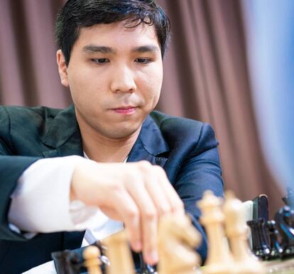 Wesley So, durante la Copa Sinquefield 2019, en el Club de Ajedrez de San Luis (Misuri, EEUU)