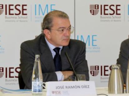 José Ramón Díez, en l'esmorzar informatiu organitzat per l'IESE i Eurostar.