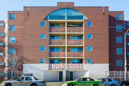 La Guild House de Venturi, en Filadelfia, un edificio de viviendas construido en 1963.