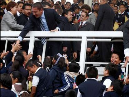 El gobernador de Puebla y el de New Jersey.