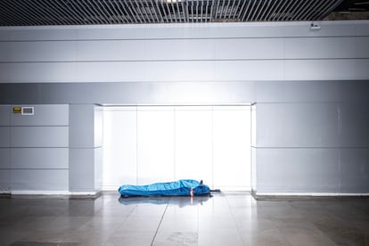 Personas sin hogar en Barajas