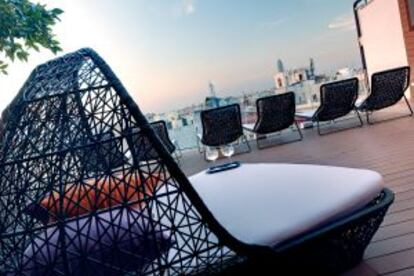 Terraza 'Skylounge' del hotel-boutique Indigo.