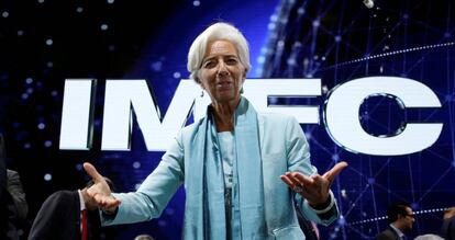 La directora gerente del FMI, Christine Lagarde.