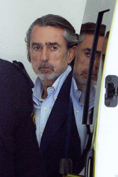 Francisco Correa, tras declarar ante el Tribunal de Madrid.